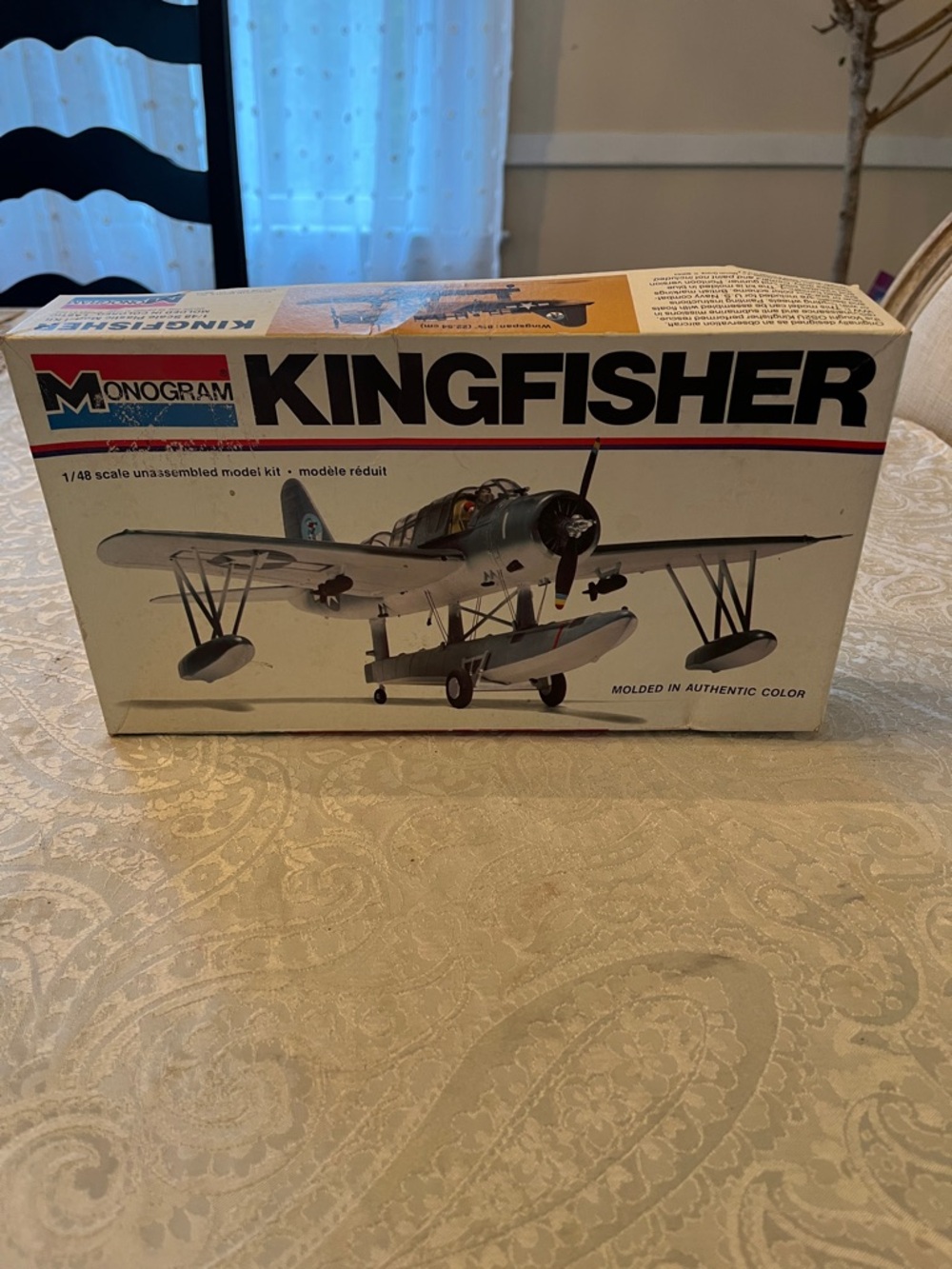Kingfisher Kids Building Model Kit - White and Black 1977 By Monogram Rare!